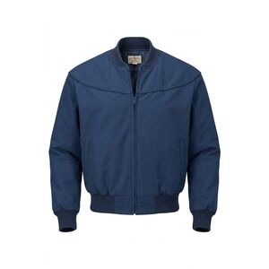 Mac Murray California Bomber Jacket M Navy Vintage USA 80s 90s Zip Up